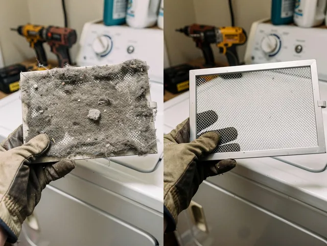 Professional lint trap cleaning by Bellflower Dryer Vent Cleaning in Bellflower