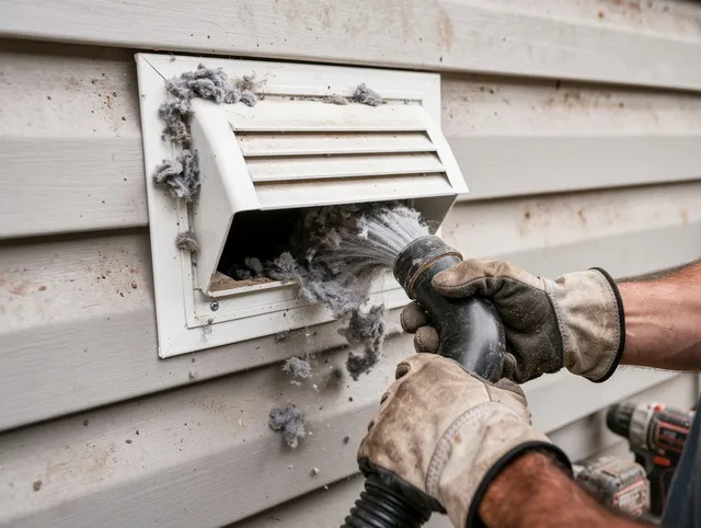 Professional dryer vent cleaning by Bellflower Dryer Vent Cleaning in Bellflower