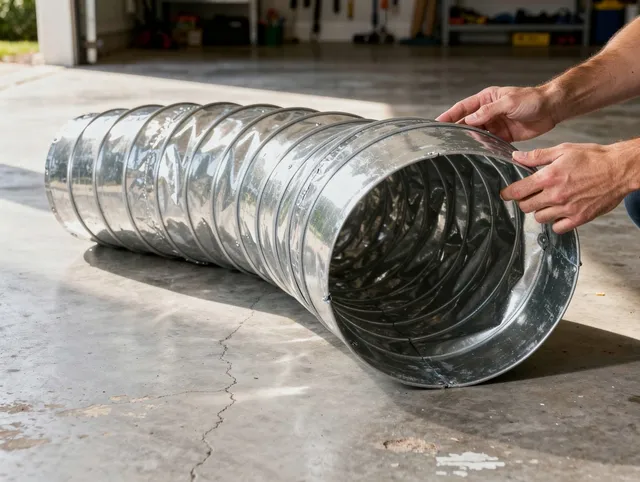 Bellflower Dryer Vent Cleaning specialist using advanced equipment for thorough duct cleaning in Bellflower