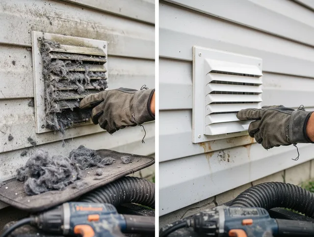 Residential dryer vent cleaning by Bellflower Dryer Vent Cleaning in Bellflower